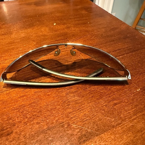 Prada Designer Black and Platinum Aviator Sunglasses - 2006 - Picture 2 of 8